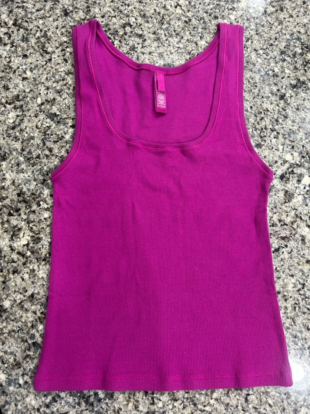 NWOT Skims Cotton Rib Tank Lollipop - Picture 2 of 4